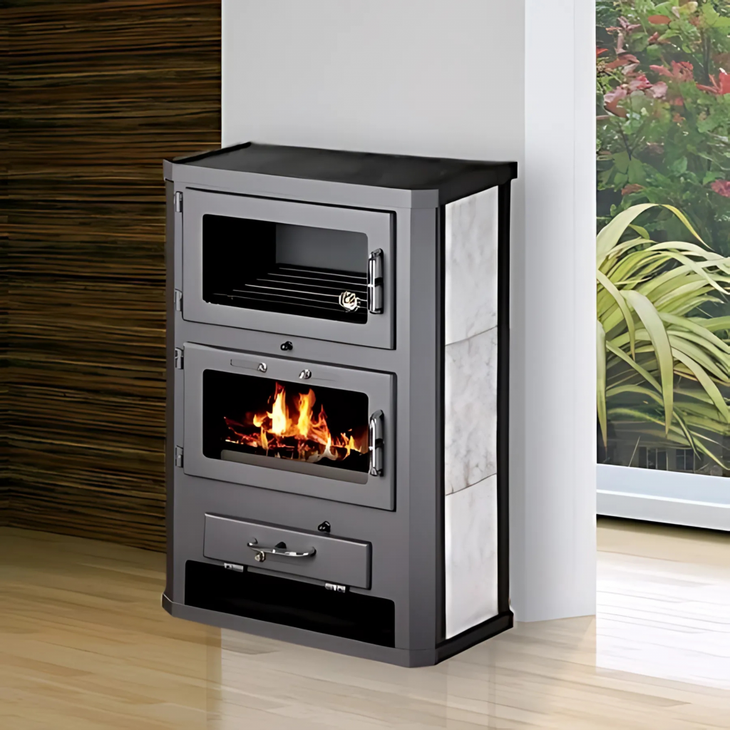Poêle à bois avec four + plaques de cuisson 12,2 kW Anders Forno MBS - Poêles à bois et poêles à granulés